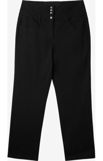 Sheego puuvillased kõrge vöökohaga püksid