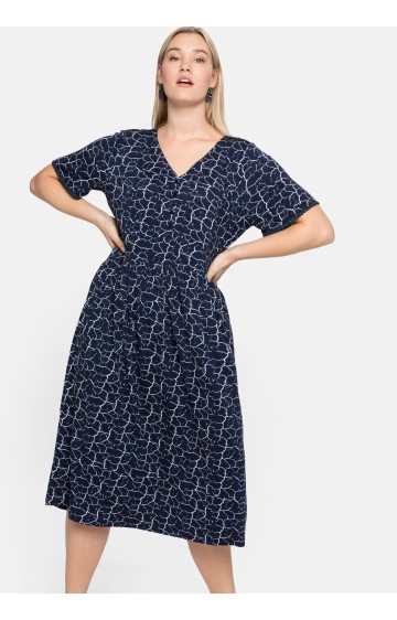 Sheego lühikeste varrukatega trikookleit