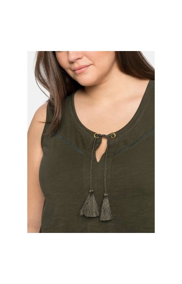 Sheego varrukateta silmkoeline pluus