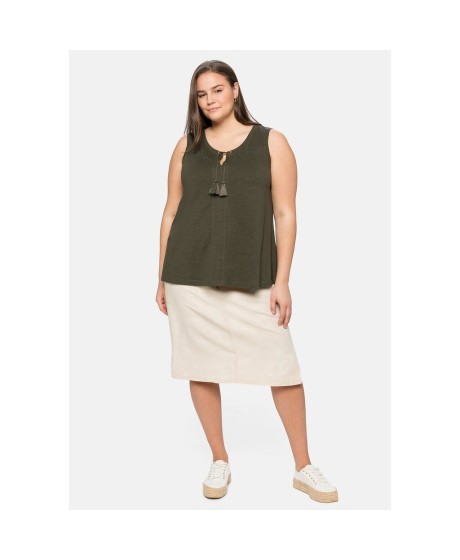 Sheego varrukateta silmkoeline pluus