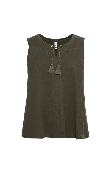 Sheego varrukateta silmkoeline pluus