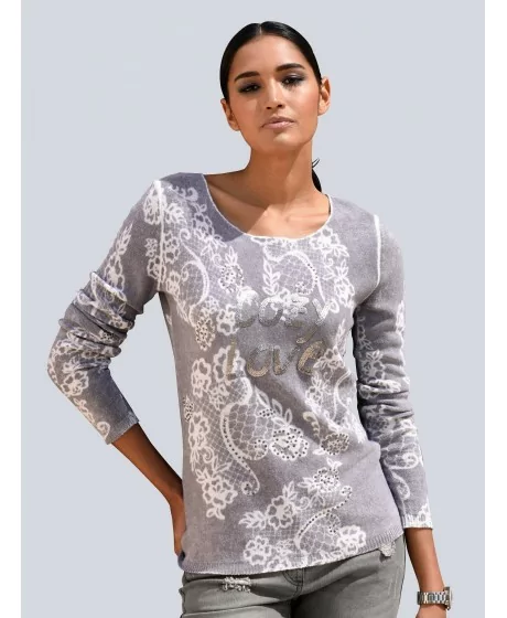 ALBA MODA kašmiirist kampsun-blouser