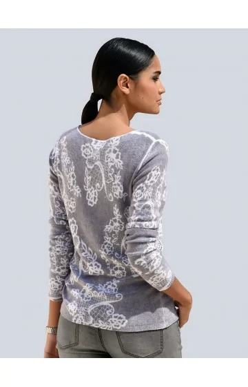 ALBA MODA kašmiirist kampsun-blouser