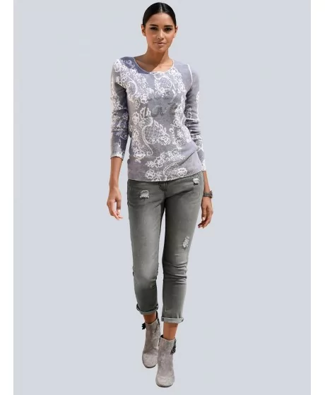 ALBA MODA kašmiirist kampsun-blouser