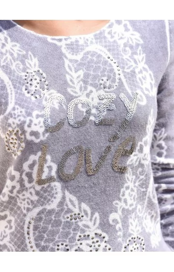 ALBA MODA kašmiirist kampsun-blouser