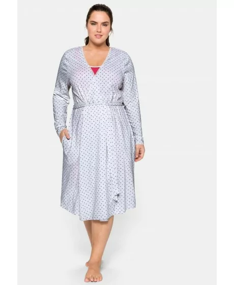 Sheego kootud hommikumantel