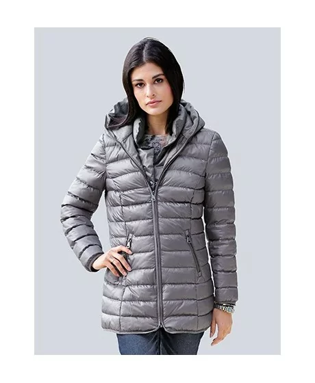 ALBA MODA kapuutsiga tepitud jakk