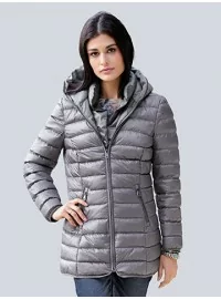 ALBA MODA kapuutsiga tepitud jakk