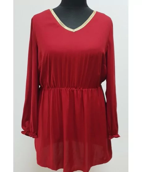 Rubiinpunane Sheego tuunika