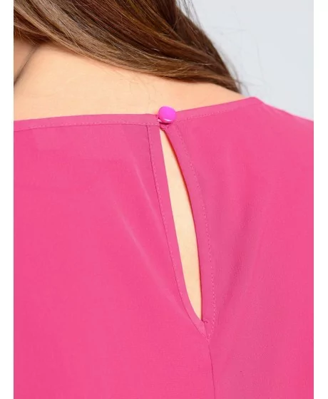 ALBA MODA pluus poolpikkade kulmuhõlmadega