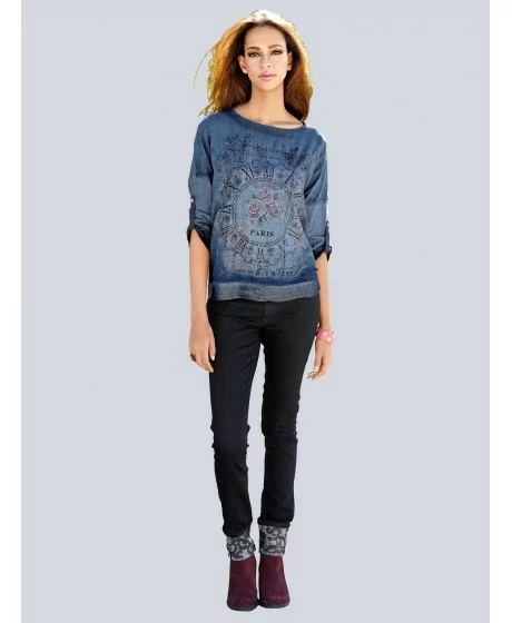 Tumesinised ALBA MODA teksad