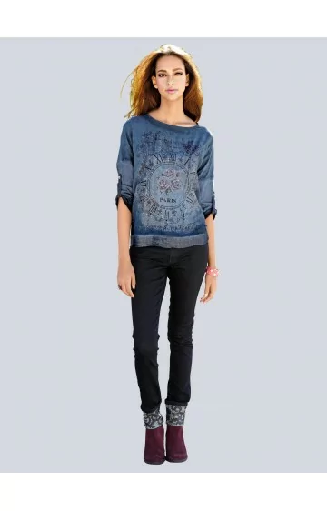 Tumesinised ALBA MODA teksad