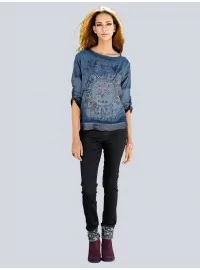 Tumesinised ALBA MODA teksad