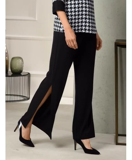 Pikad, elegantsed ALBA MODA püksid suurte lõikudega