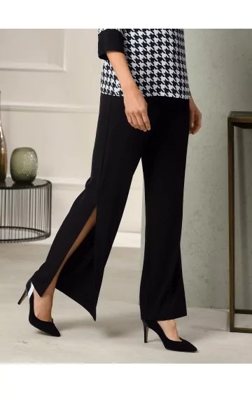 Pikad, elegantsed ALBA MODA püksid suurte lõikudega