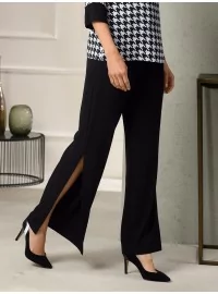 Pikad, elegantsed ALBA MODA püksid suurte lõikudega