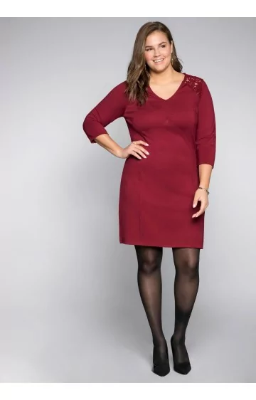 Lühike Sheego trikotaažkleit