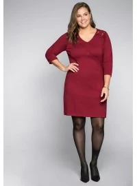 Lühike Sheego trikotaažkleit