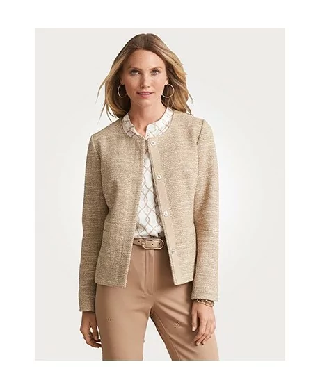 MONA klassikalise ümmarguse kaelusega jakk