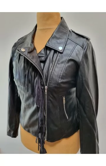 Angel of Style by Happy Size öko-nahast jakk