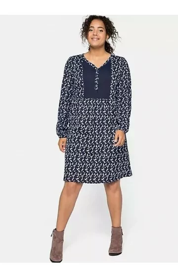 Sheego puuvillane vabaaja kleit