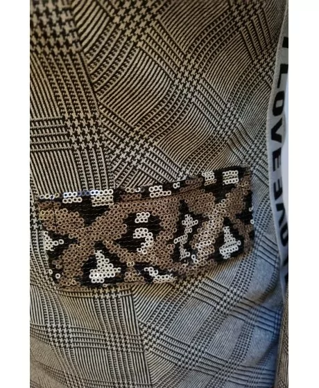 AMY VERMONT ruuduline trikoojope