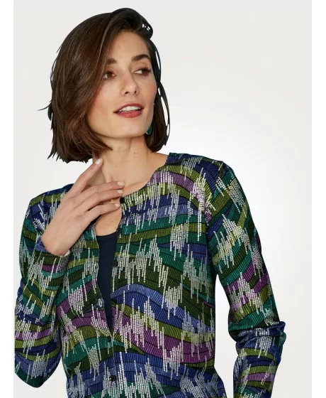 Mona ümmarguse kaelusega kardigan