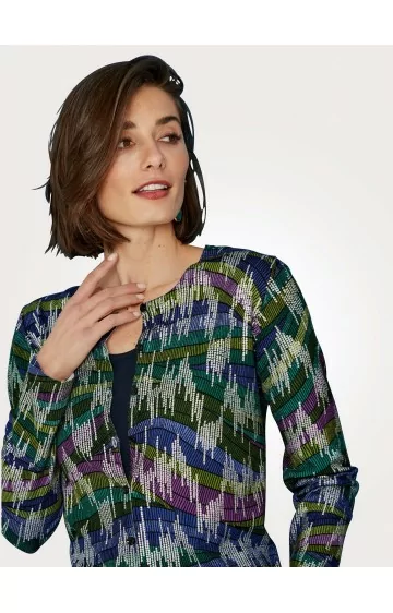 Mona ümmarguse kaelusega kardigan