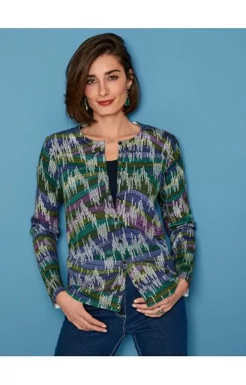 Mona ümmarguse kaelusega kardigan