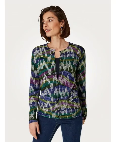 Mona ümmarguse kaelusega kardigan