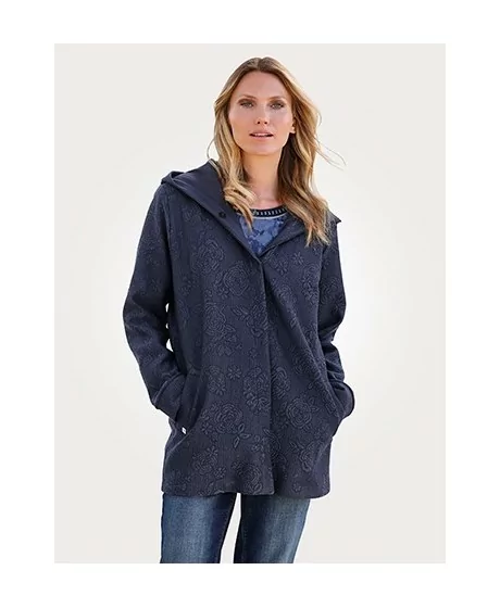 MONA pikk kapuutsiga jakk