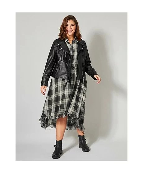 Angel of Style by Happy Size öko-nahast jakk