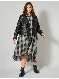 Angel of Style by Happy Size öko-nahast jakk