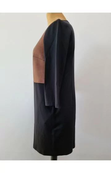 AMY VERMONT trikotaažist kleit taskutega ja kunstnahast