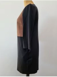 AMY VERMONT trikotaažist kleit taskutega ja kunstnahast