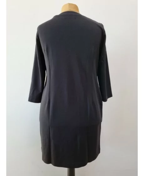 AMY VERMONT trikotaažist kleit taskutega ja kunstnahast