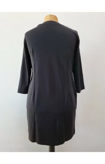 AMY VERMONT trikotaažist kleit taskutega ja kunstnahast