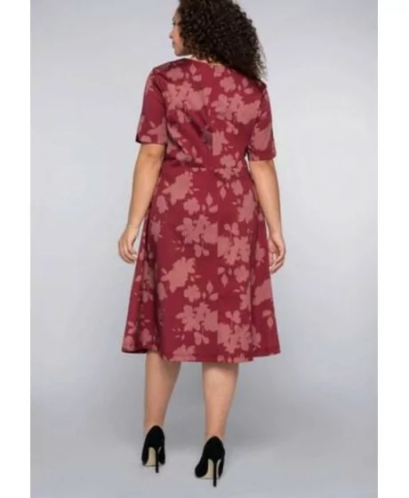 Sheego puuvillane kleit koos keha vormiva aluspesuga