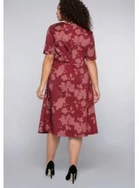 Sheego puuvillane kleit koos keha vormiva aluspesuga