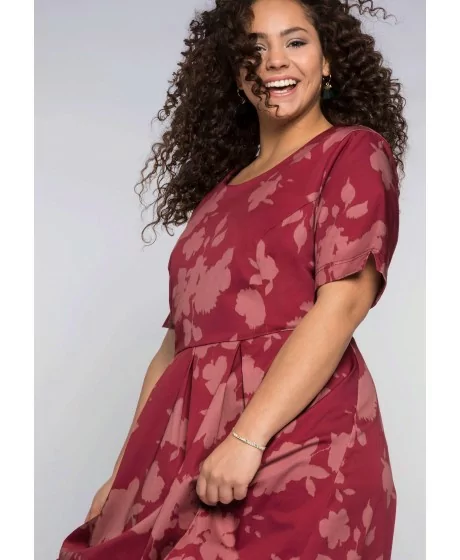 Sheego puuvillane kleit koos keha vormiva aluspesuga