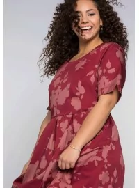 Sheego puuvillane kleit koos keha vormiva aluspesuga