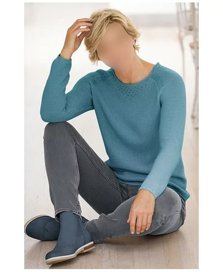 Õhuke puuvillasegust džemper Bianca