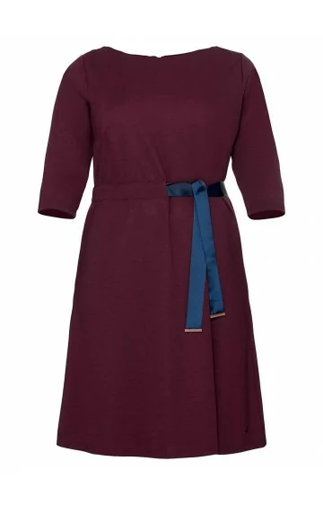 Sheego silmkoeline kleit kontrastse värvilise rihmaga Sheego - 5