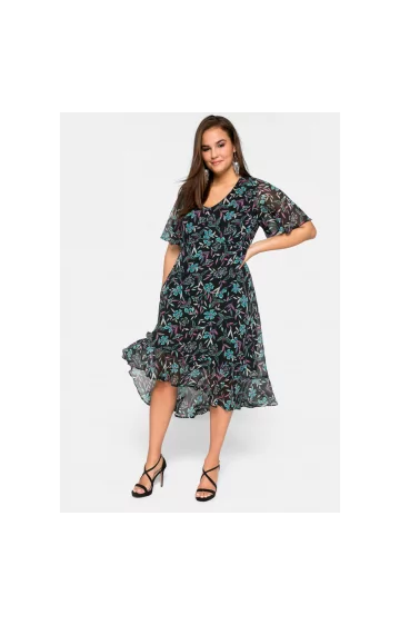 Kerge Sheego sifoonist kleit koos voodriga