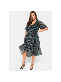 Kerge Sheego sifoonist kleit koos voodriga