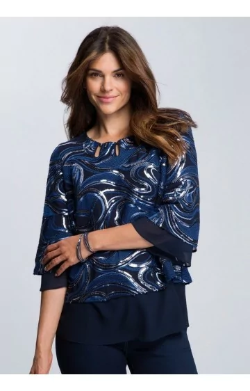 Elegantselt naiselik Select By Hermann Lange pluus