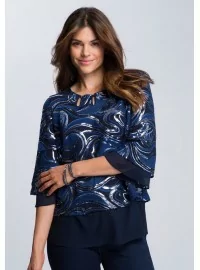 Elegantselt naiselik Select By Hermann Lange pluus