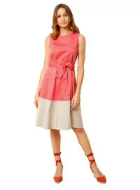 Kahevärviline puuvillane kleit AMY VERMONT