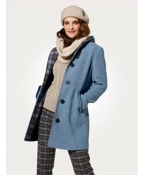 Villane kapuutsiga mantel MONA - 2