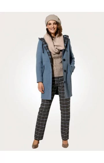 Villane kapuutsiga mantel MONA - 3